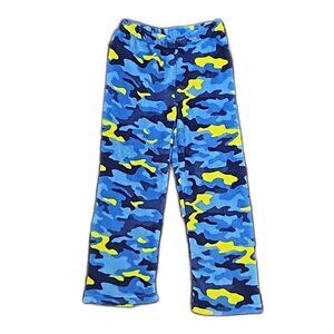 OT Revolution Blue & Yellow Boys Size 7/8 Pajama Bottoms